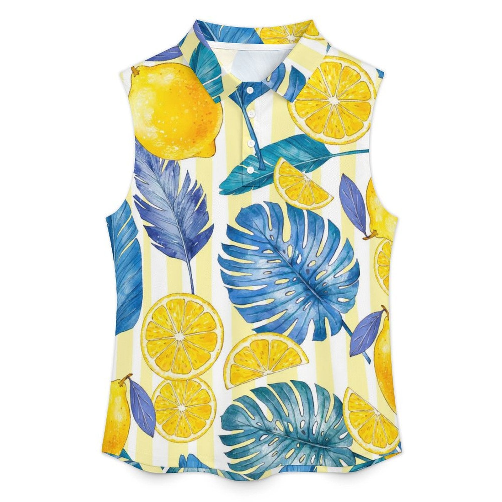 Summer fruits Sleeveless Tank Top Summer Fruit Plant Lemon