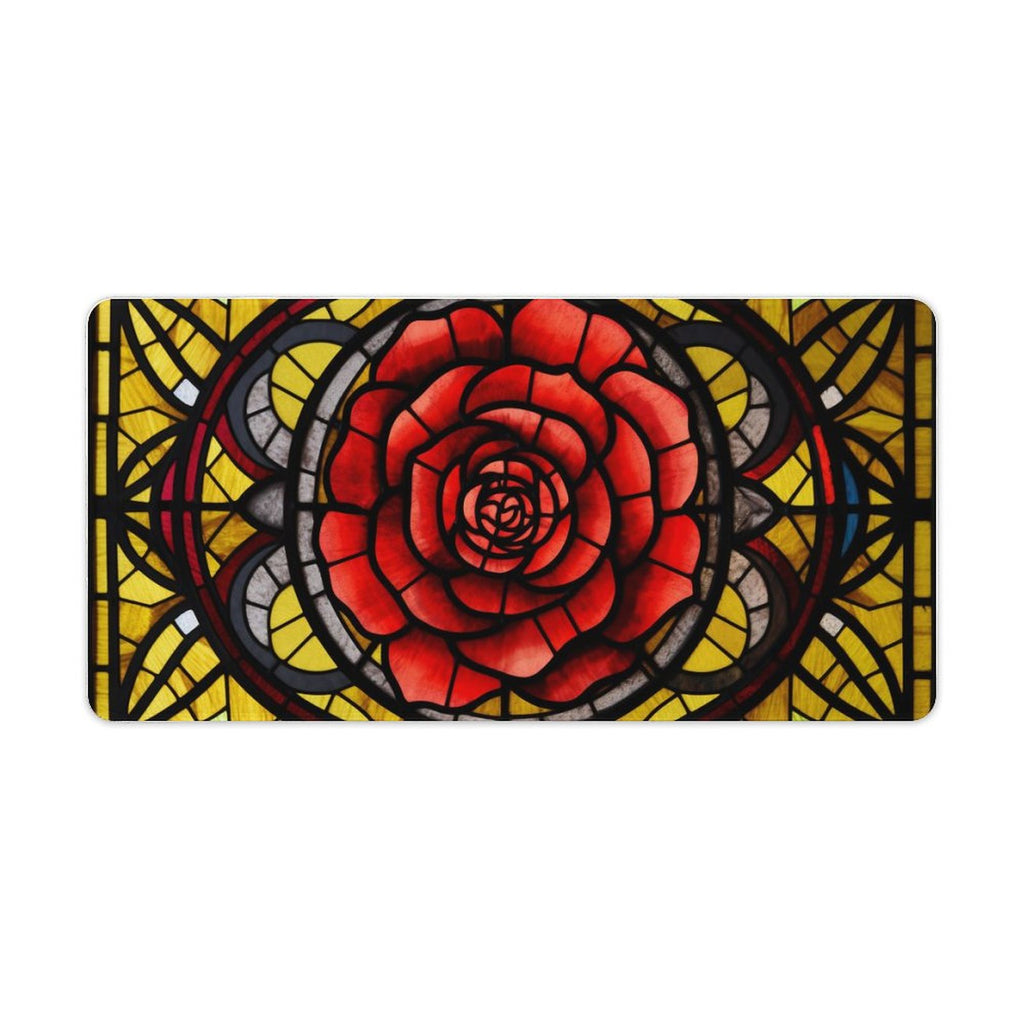 Slip Rubber Mouse Pad with Stitched Edges