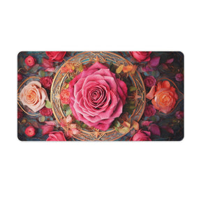 Slip Rubber Mouse Pad with Stitched Edges