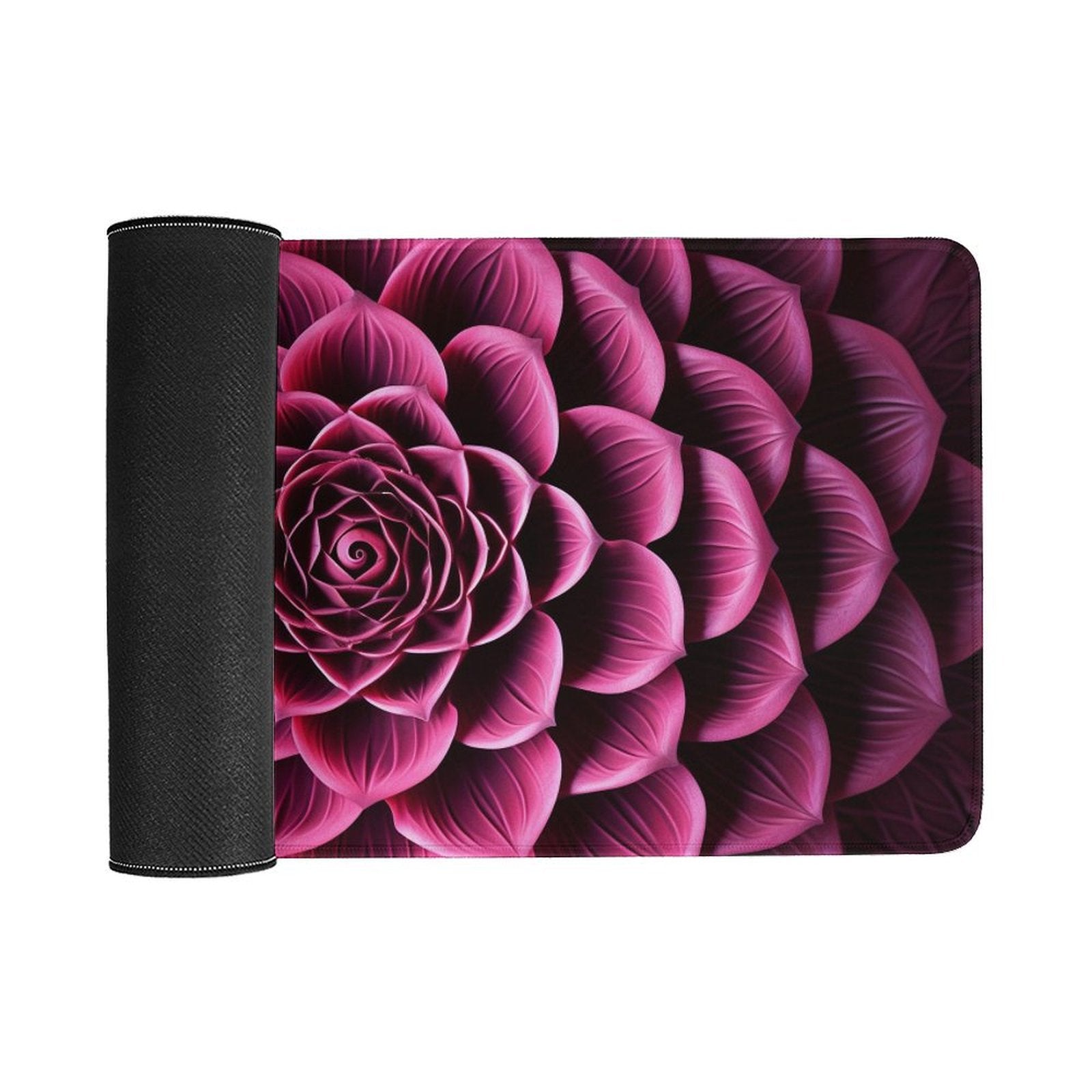 Slip Rubber Mouse Pad with Stitched Edges