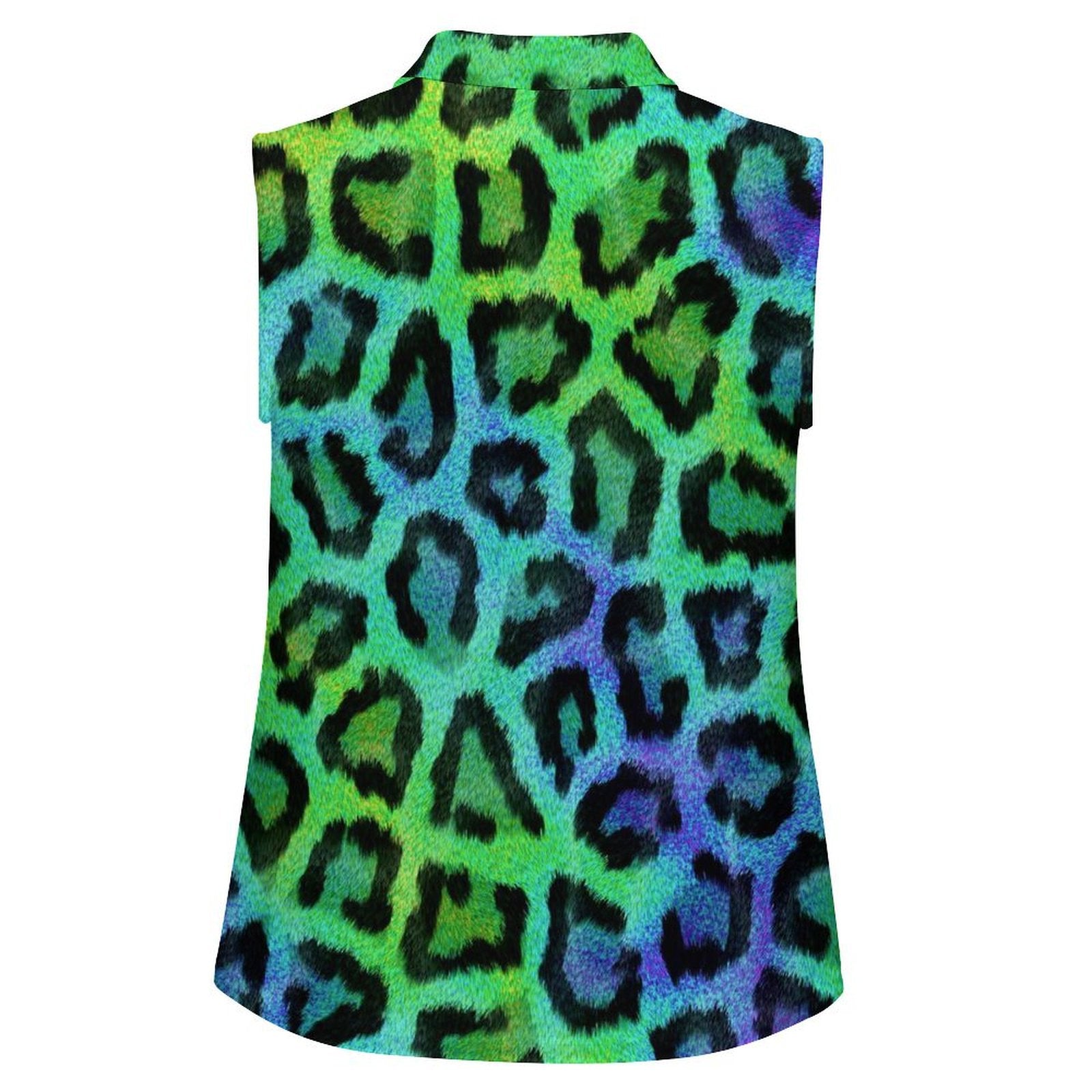 Animal print Sleeveless Tank Top Color, Leopard Print, Background