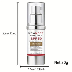 1.05oz (30g) Tinted Face Sunscreen Cream SPF 50