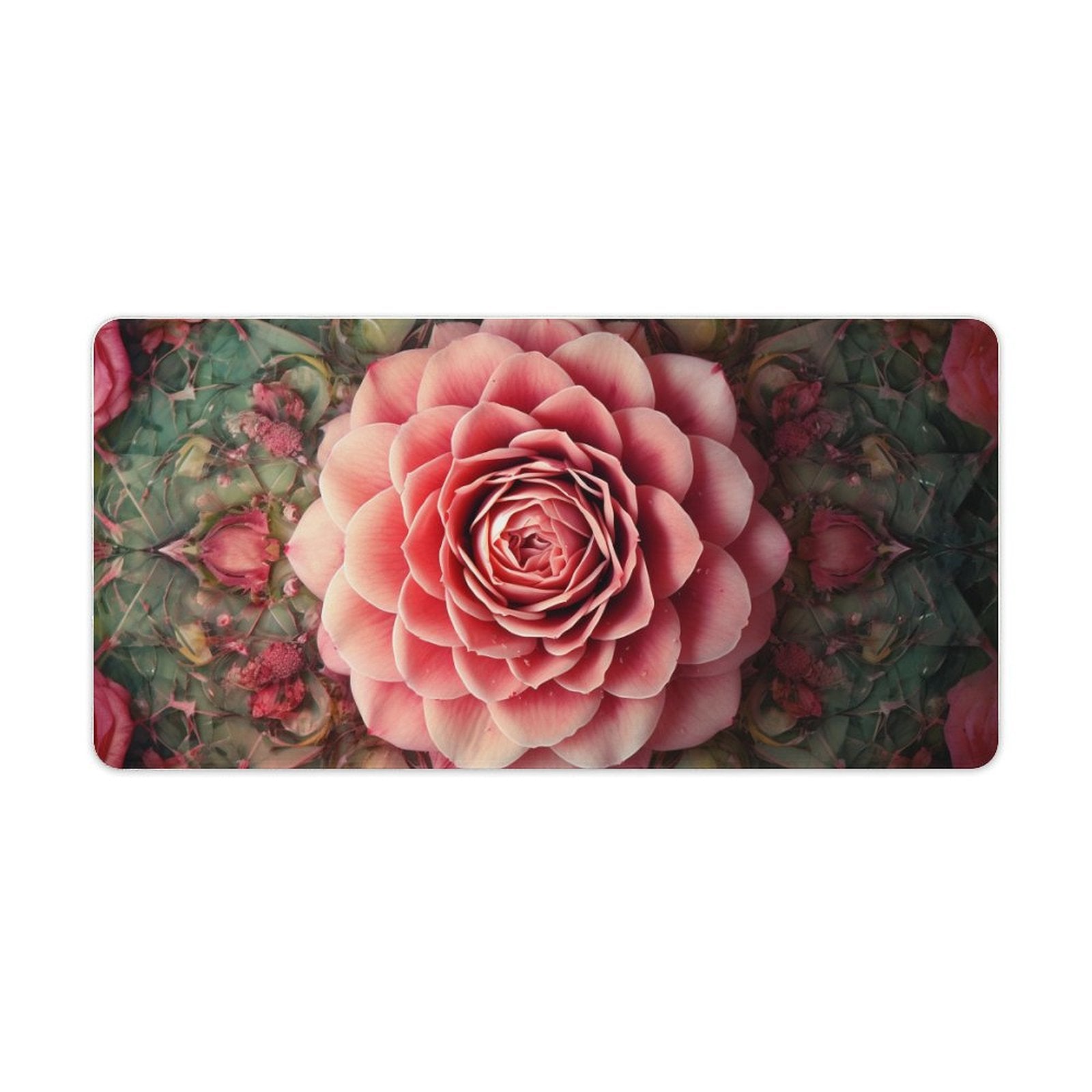 Slip Rubber Mouse Pad with Stitched Edges