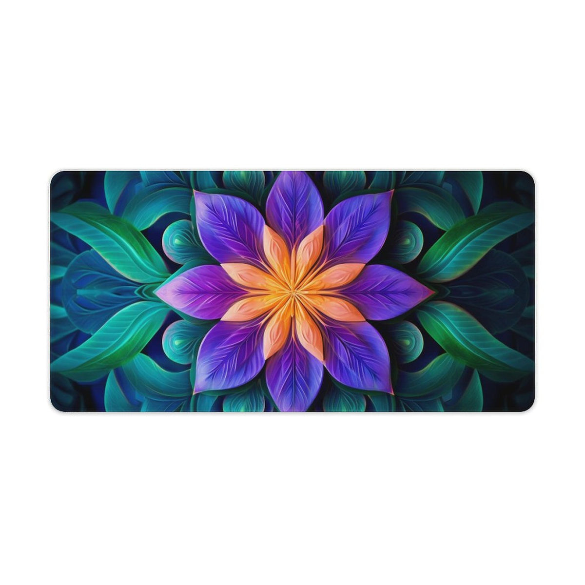 Slip Rubber Mouse Pad with Stitched Edges