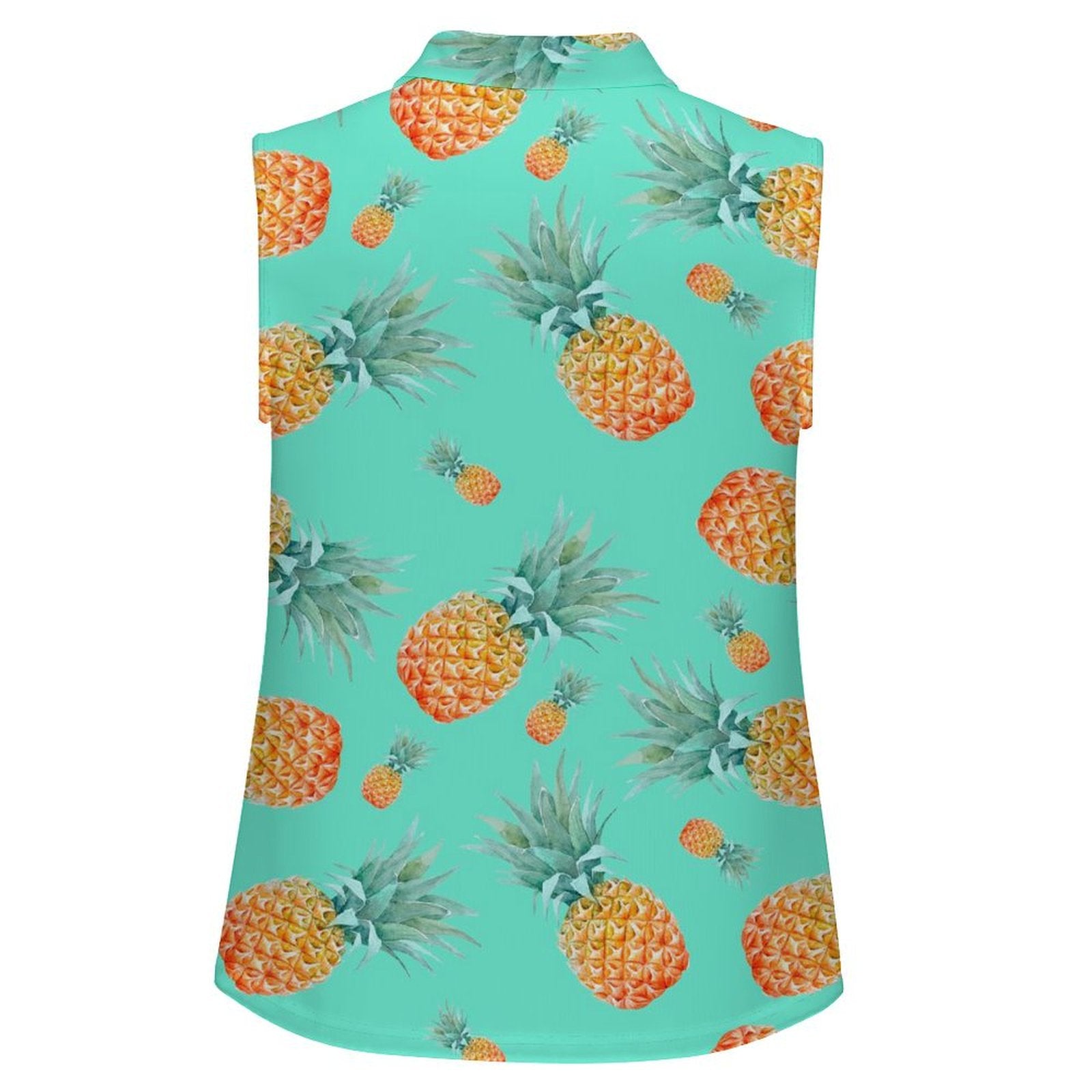 Summer fruits Sleeveless Tank Top Pineapple Background