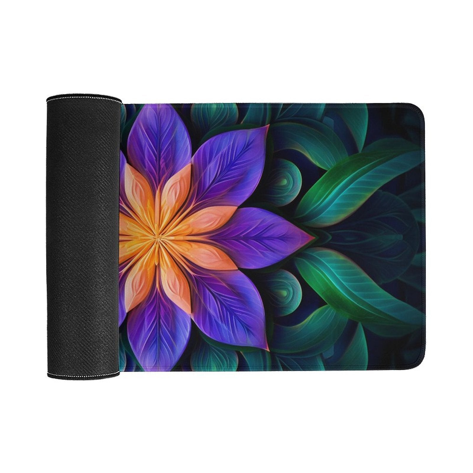 Slip Rubber Mouse Pad with Stitched Edges