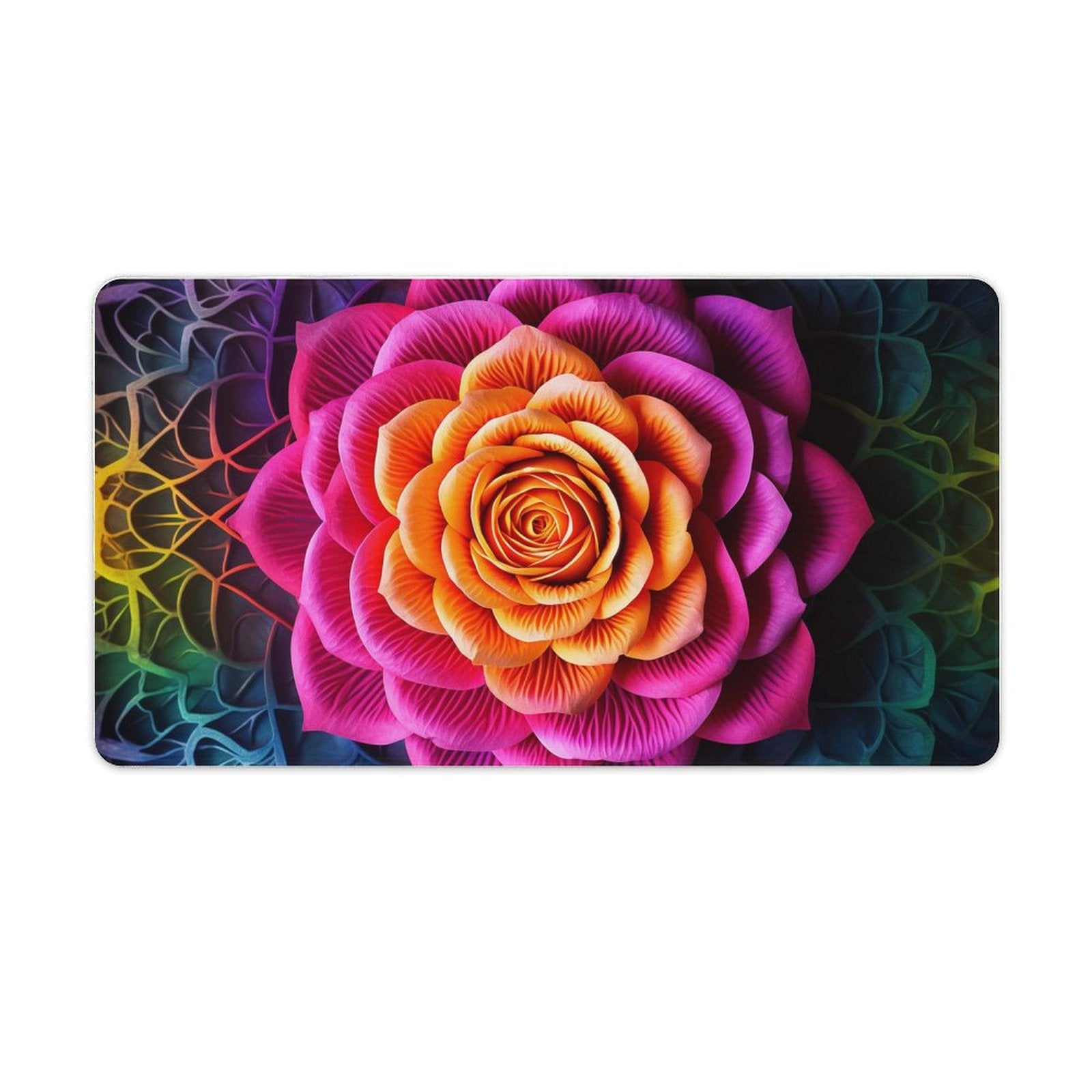 Slip Rubber Mouse Pad with Stitched Edges