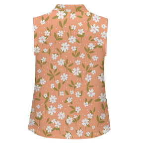 Summer vibes Sleeveless Tank Top Daisy Pattern