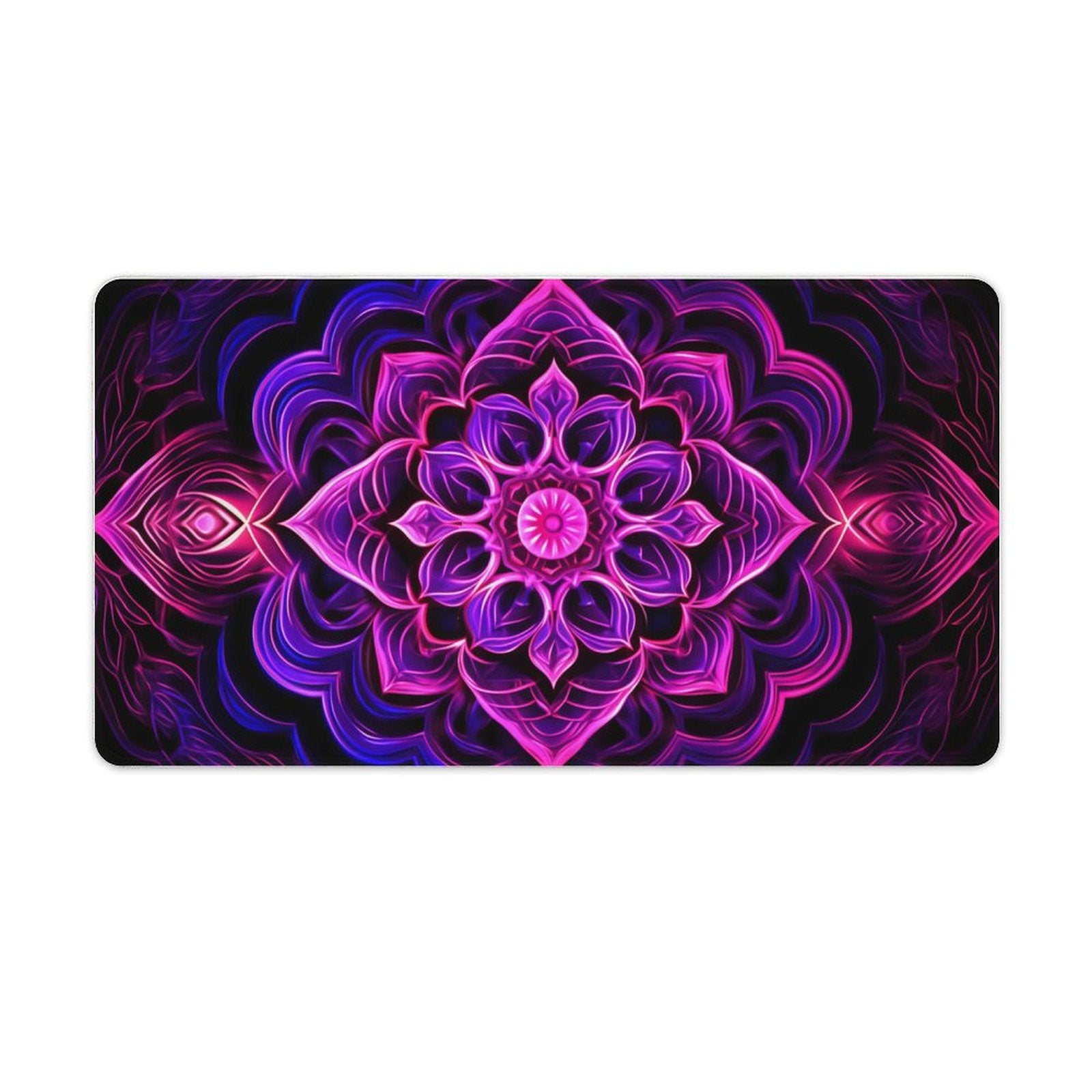 Slip Rubber Mouse Pad with Stitched Edges