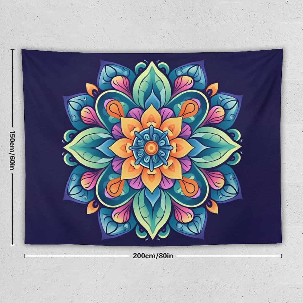 Tapiz de pared de flores