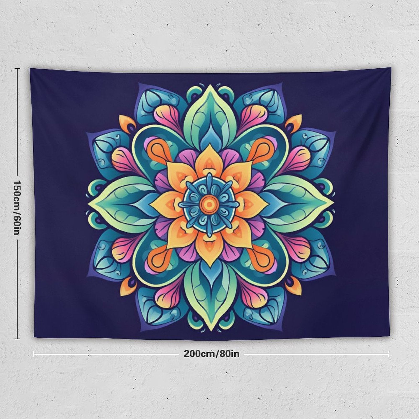 Tapiz de pared de flores