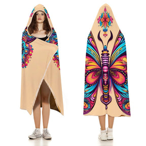 Butterfly Hooded Blanket