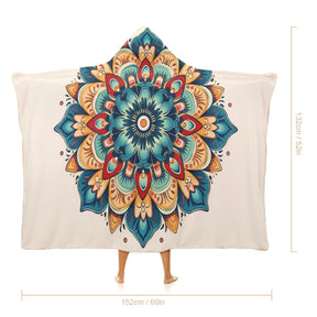 Flower Hooded Blanket