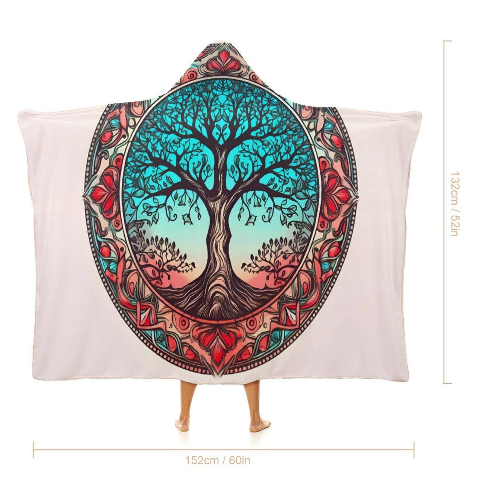 Tree Hooded Blanket