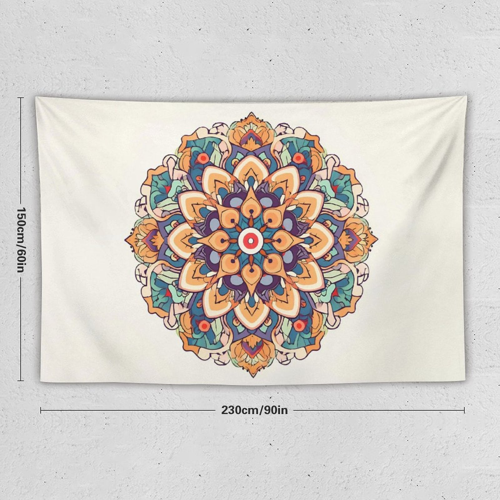 Tapiz de pared de flores