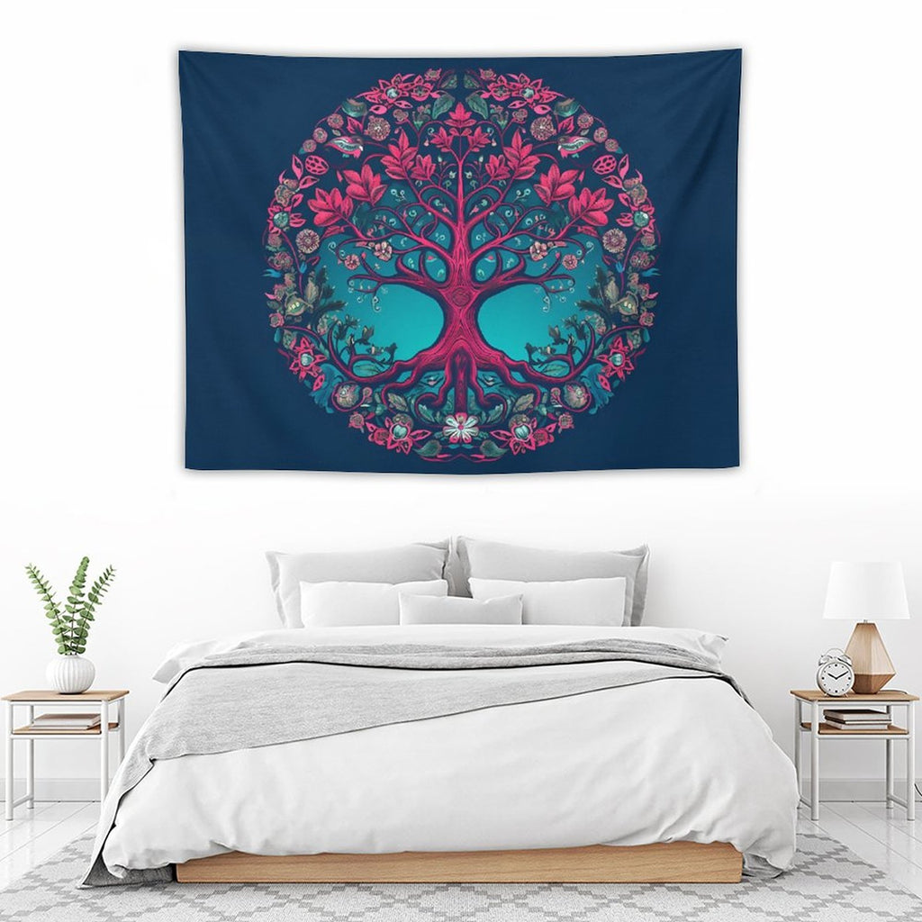 Tapiz de pared de árbol