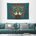 Tapiz de pared de árbol