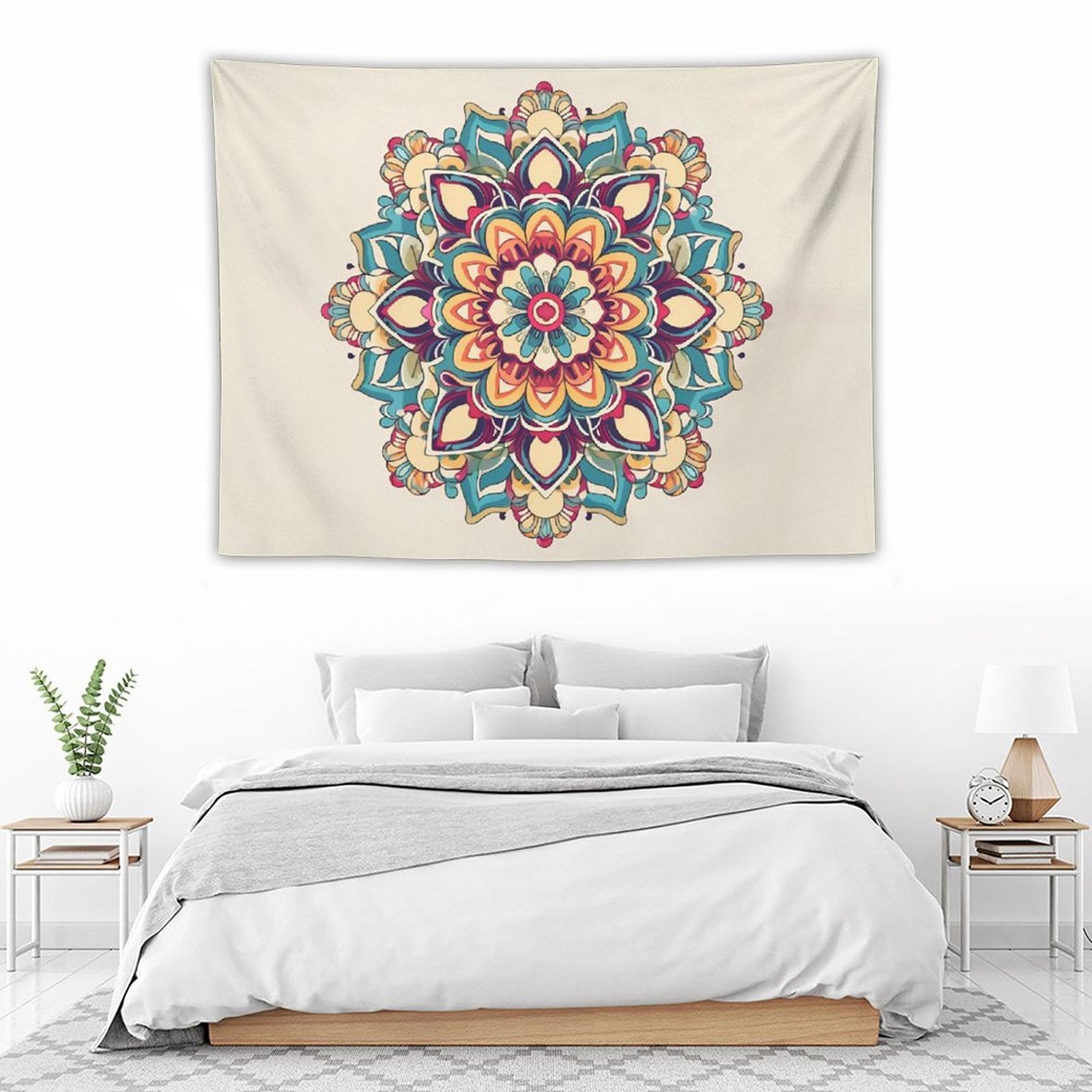 Tapiz de pared de flores