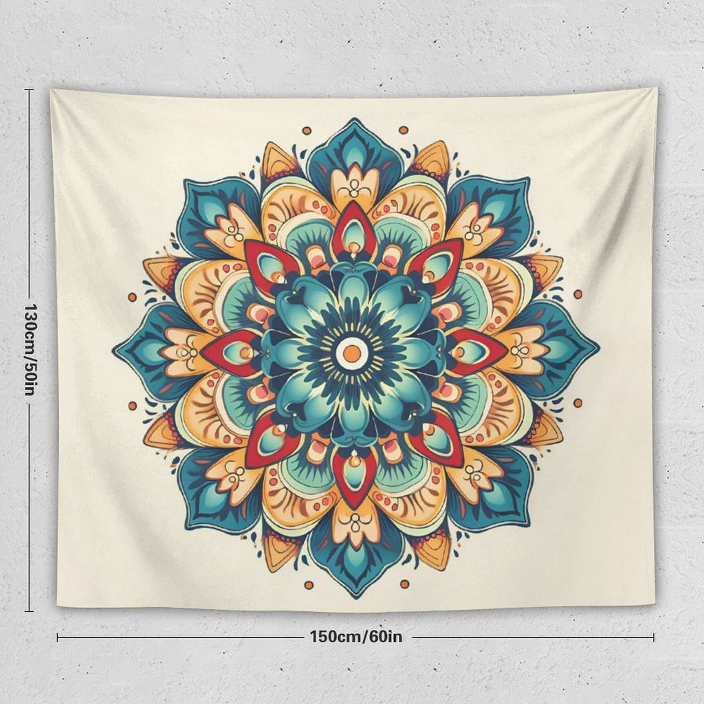 Tapiz de pared de flores