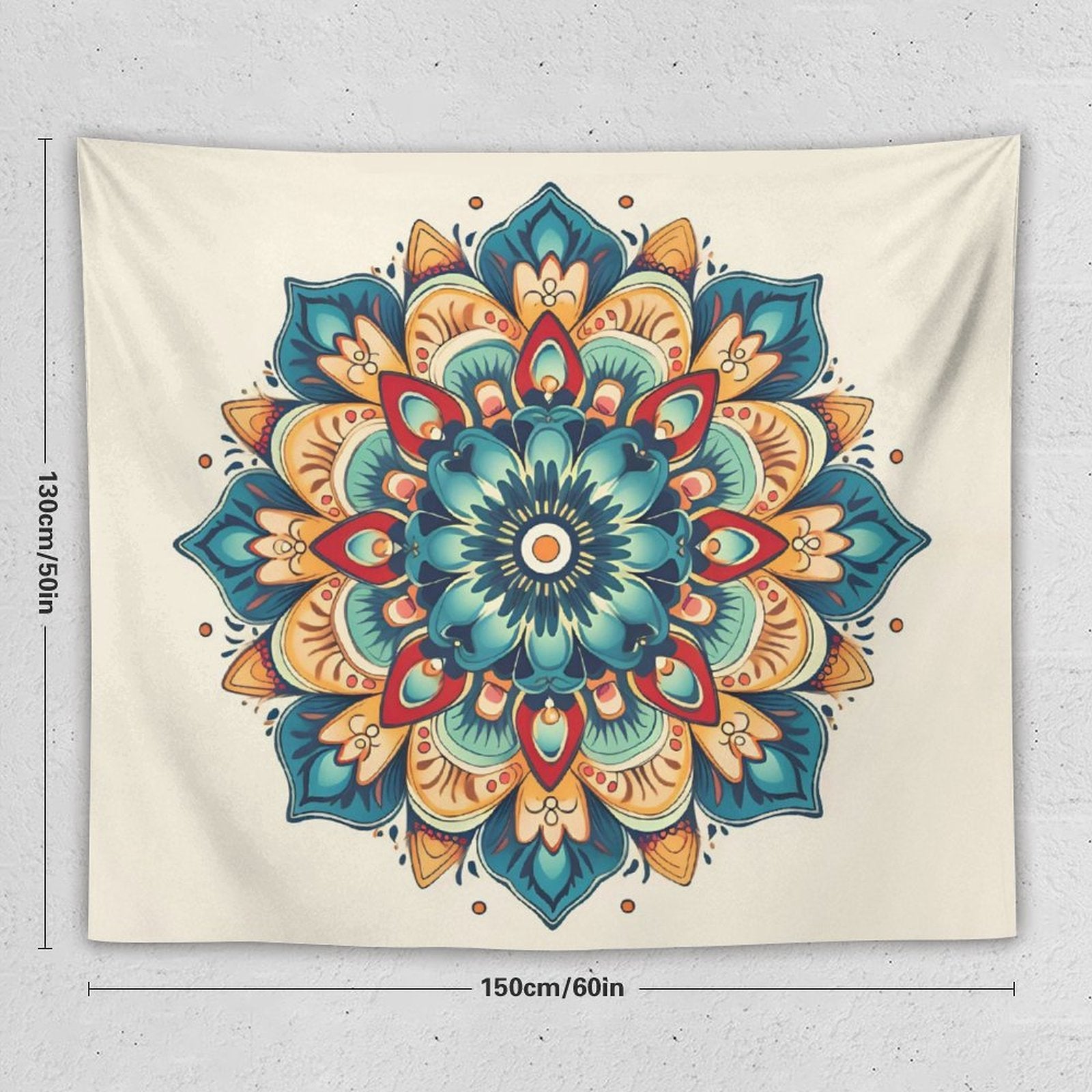 Tapiz de pared de flores