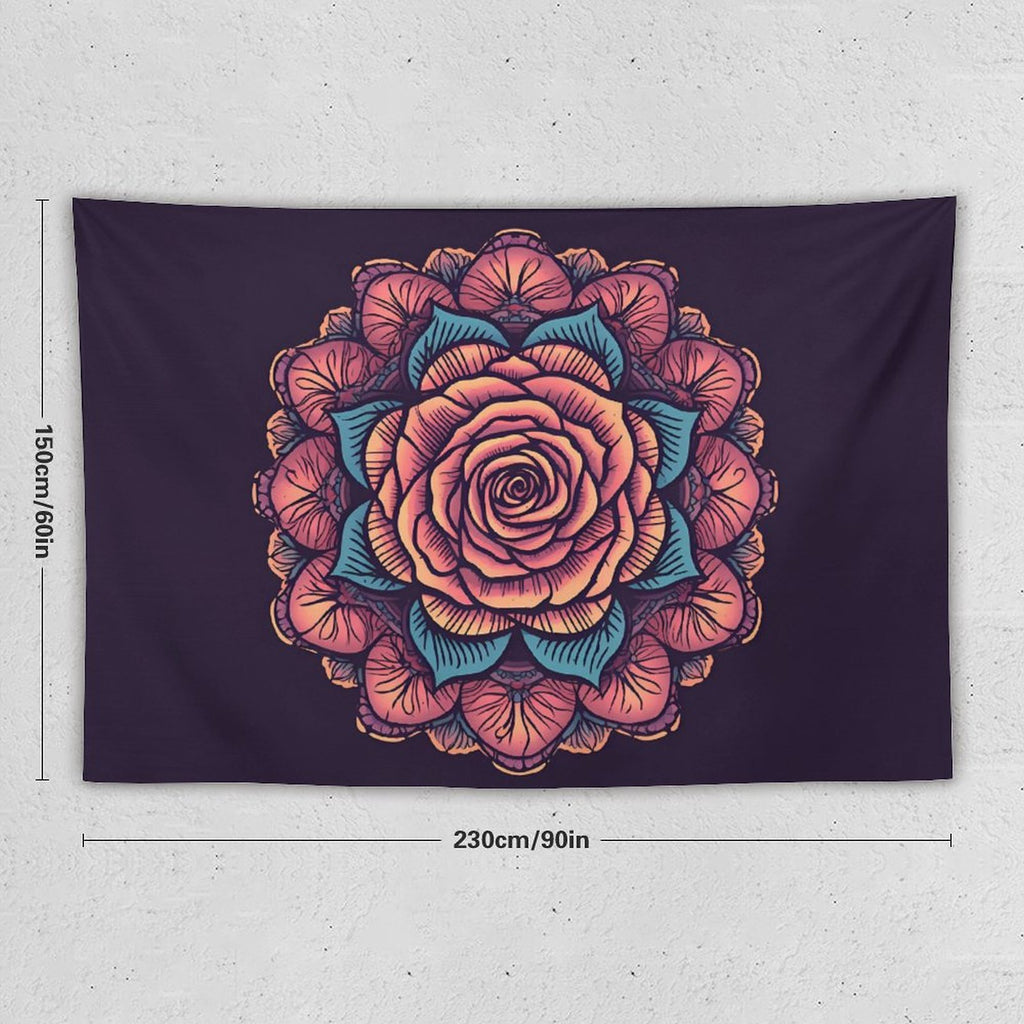 Rose Wall Tapestry