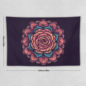 Rose Wall Tapestry