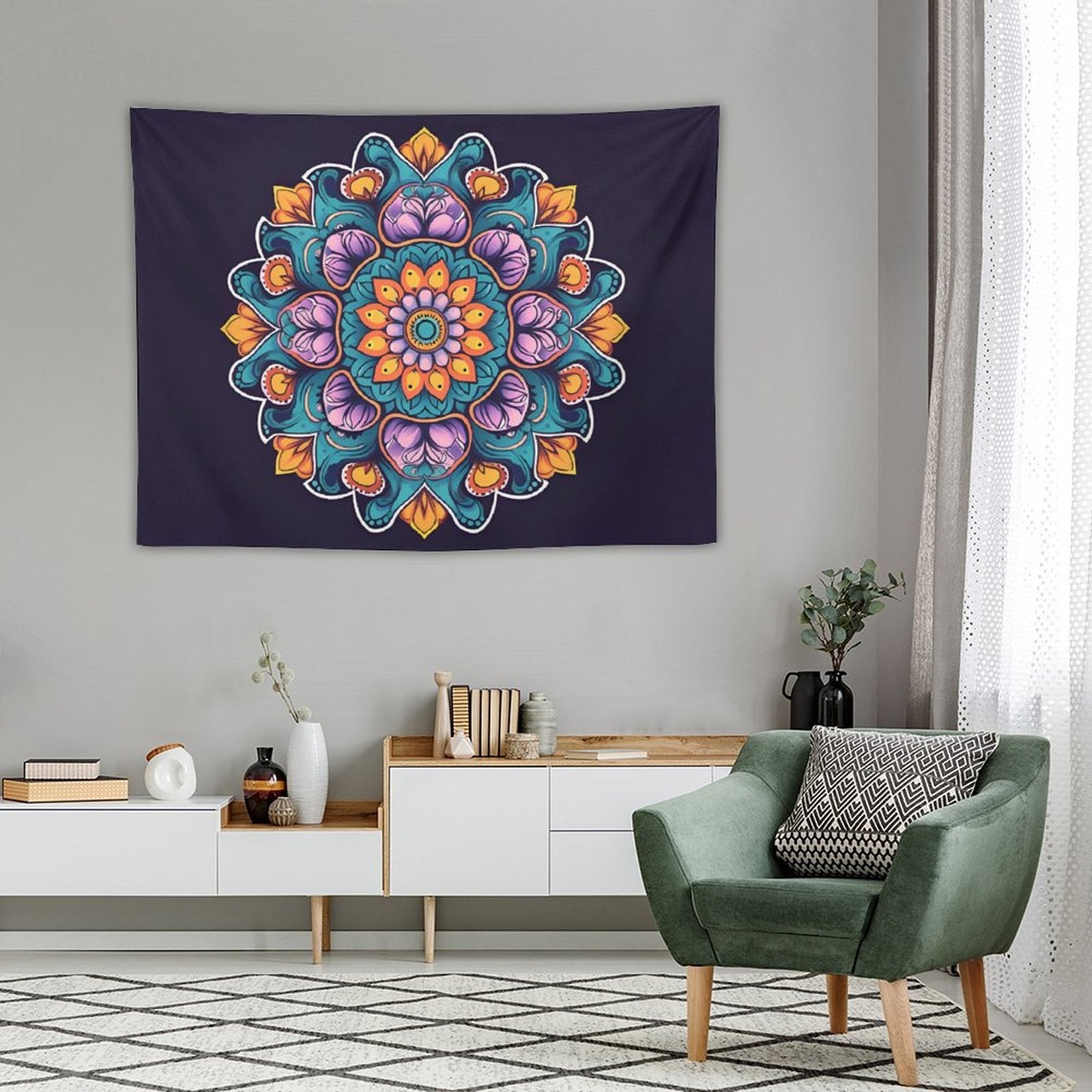 Flower Wall Tapestry