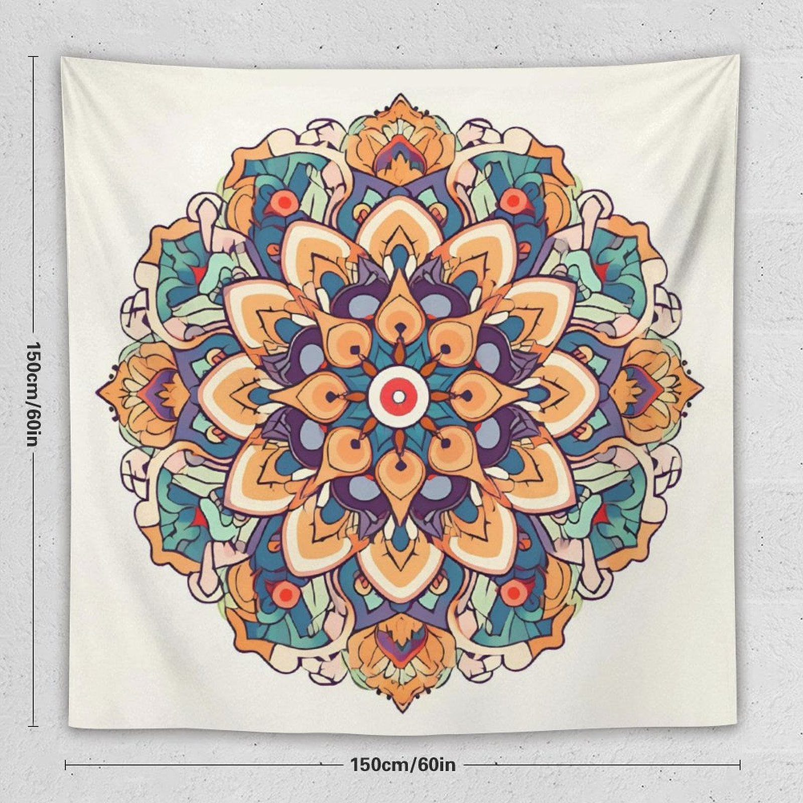 Tapiz de pared de flores
