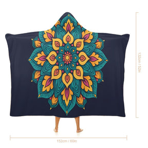 Flower Hooded Blanket