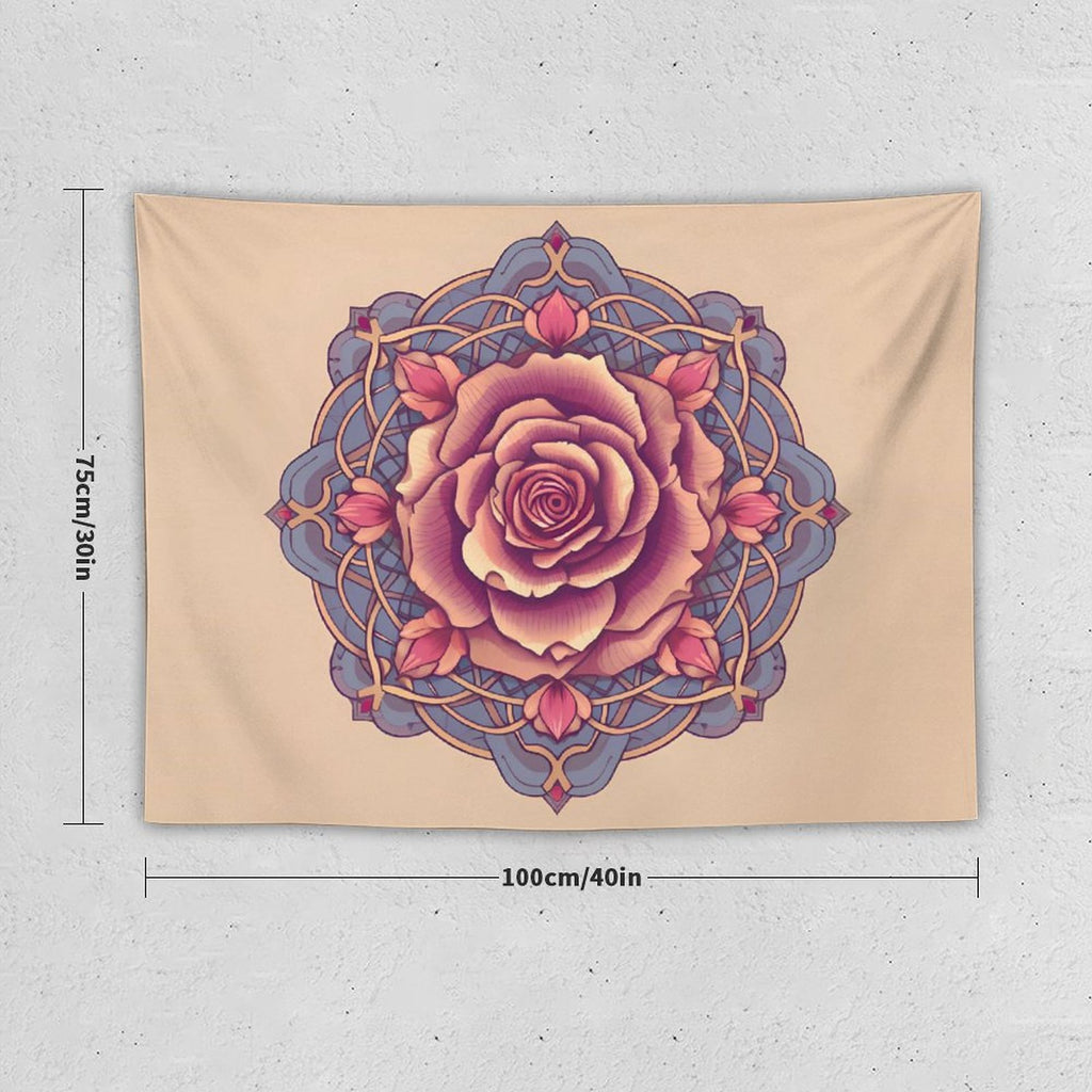 Tapiz de pared de rosas