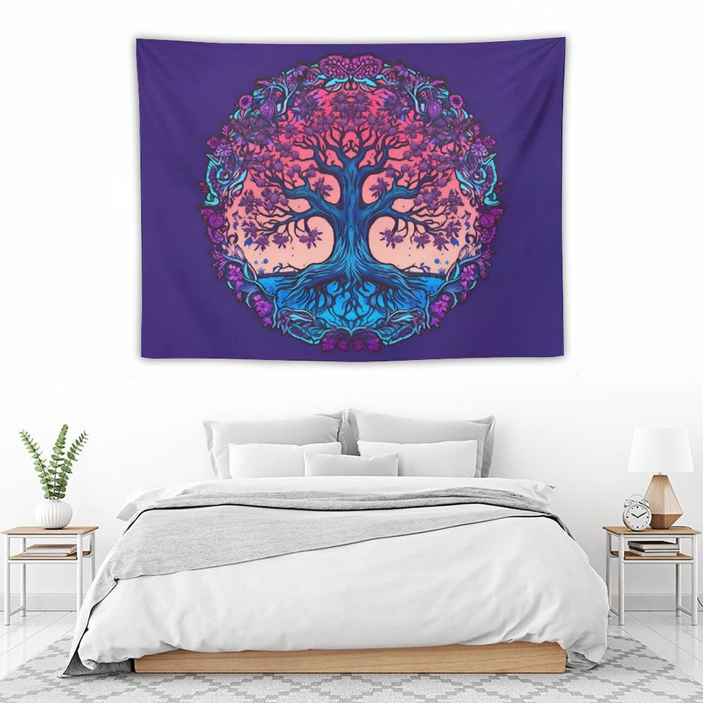 Tapiz de pared de árbol