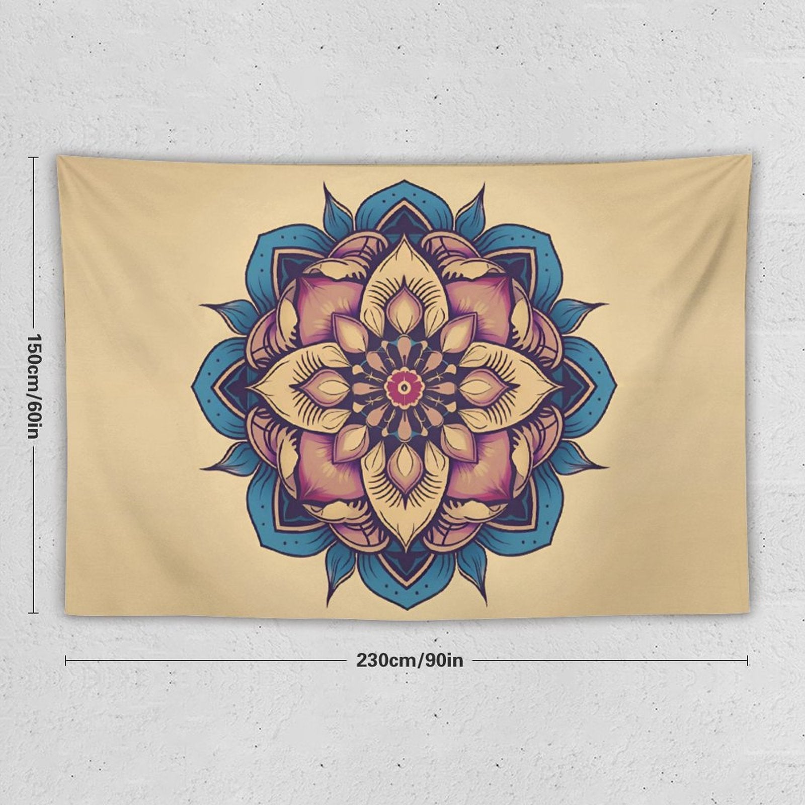 Tapiz de pared de loto