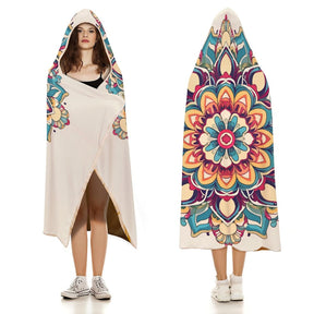 Flower Hooded Blanket