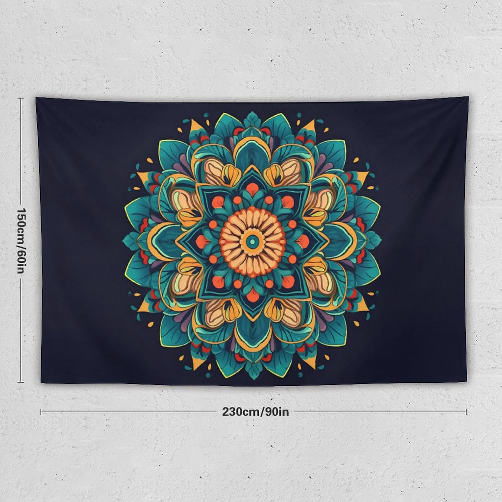 Tapiz de pared de flores