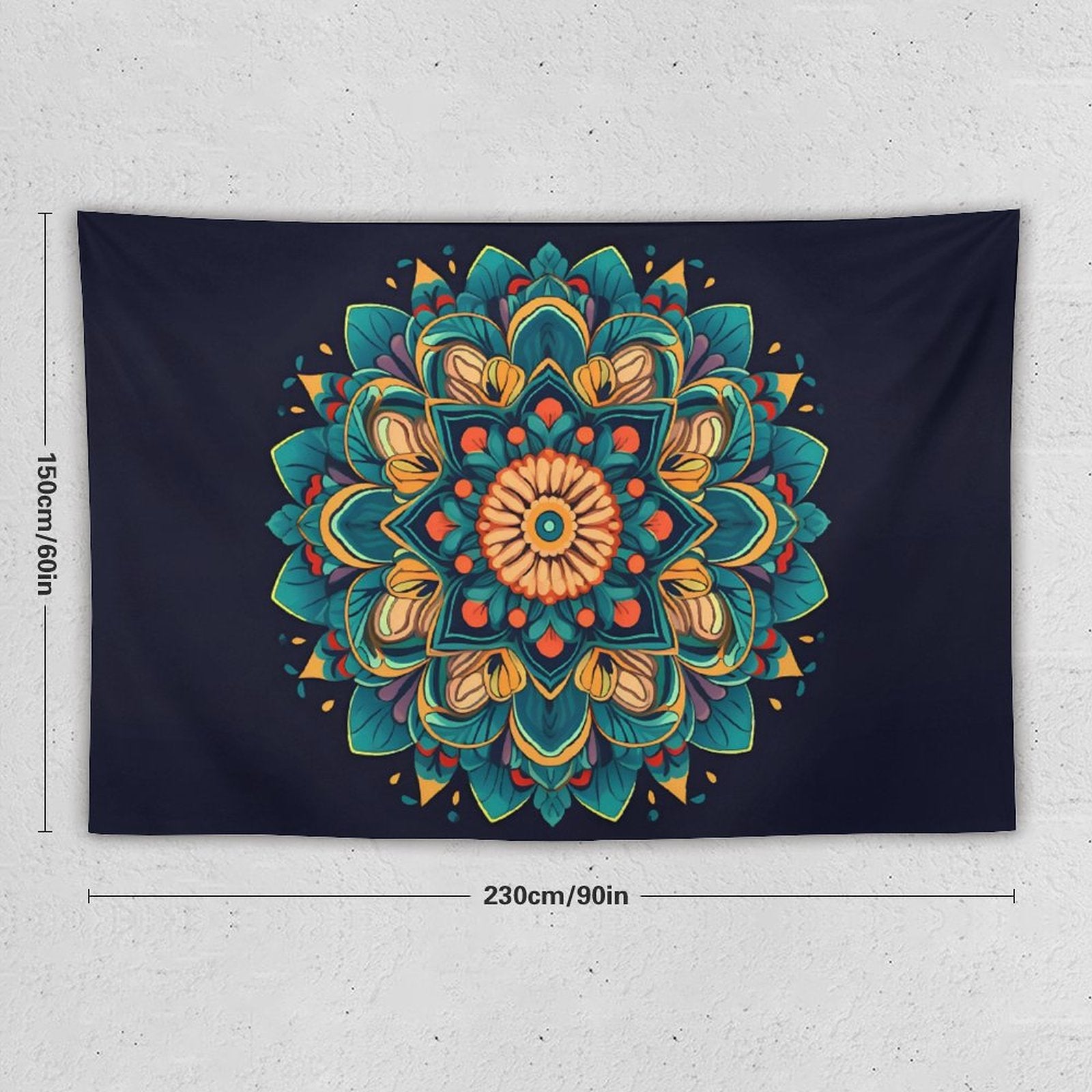 Tapiz de pared de flores