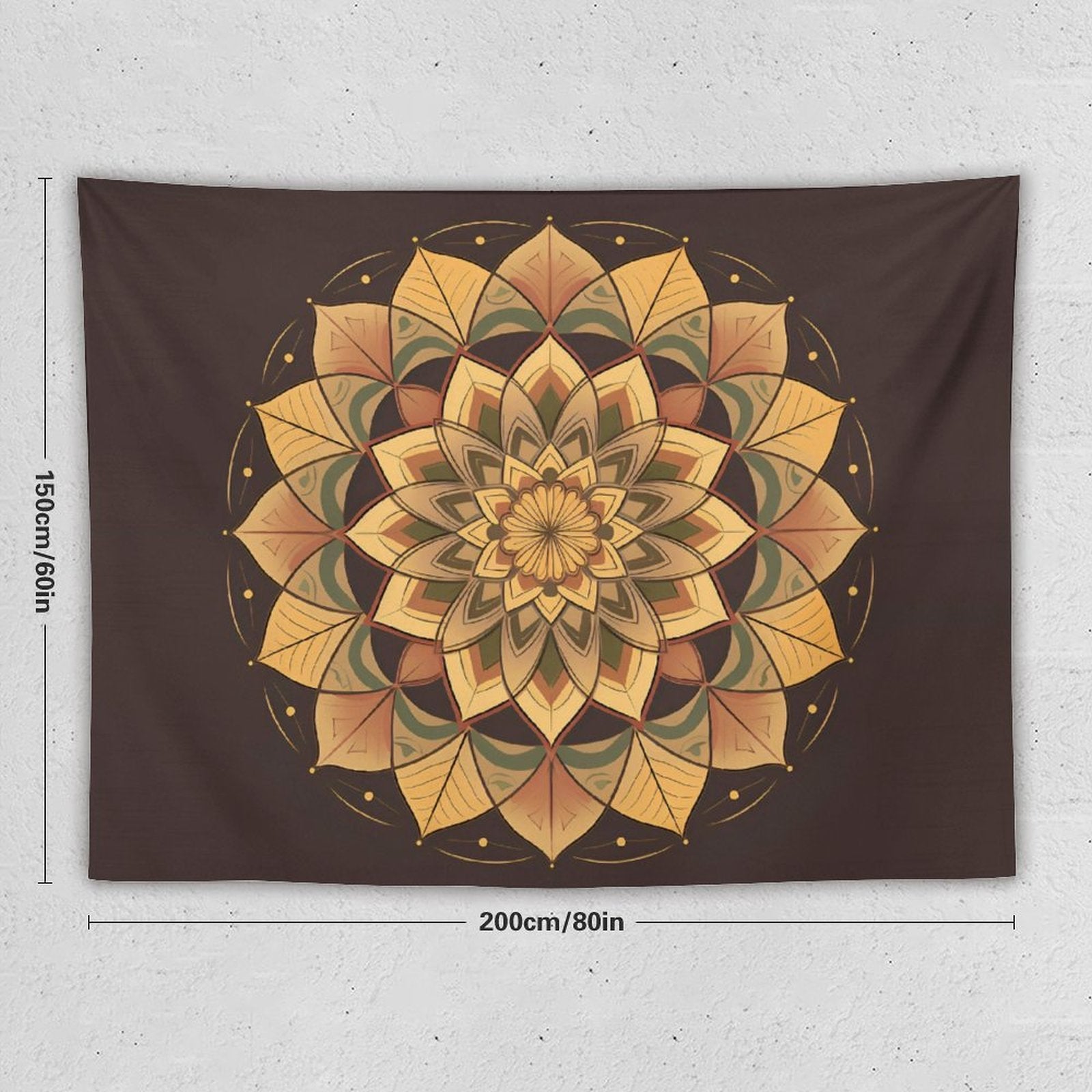 Tapiz de pared de loto