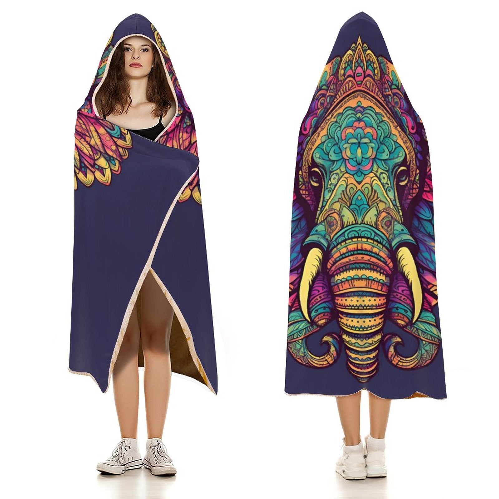 Elephant Hooded Blanket