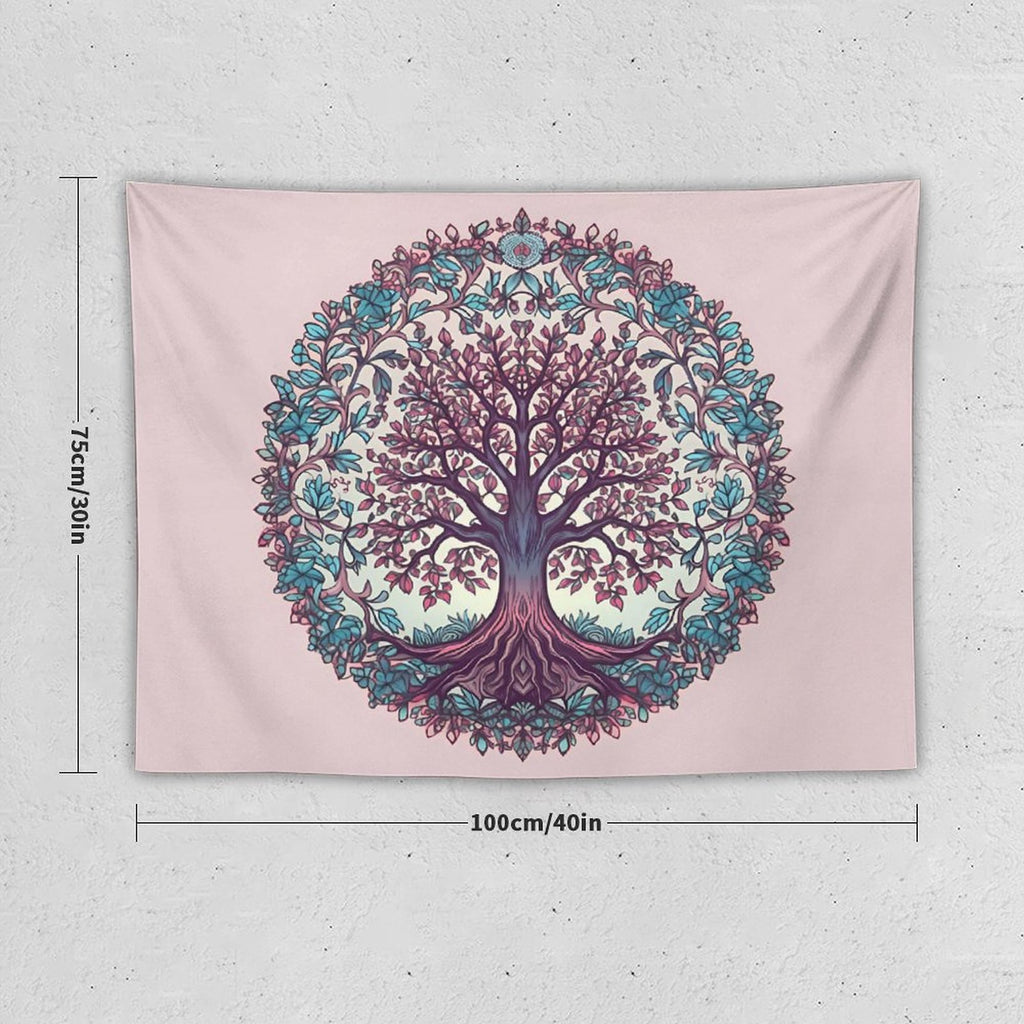 Tapiz de pared de árbol