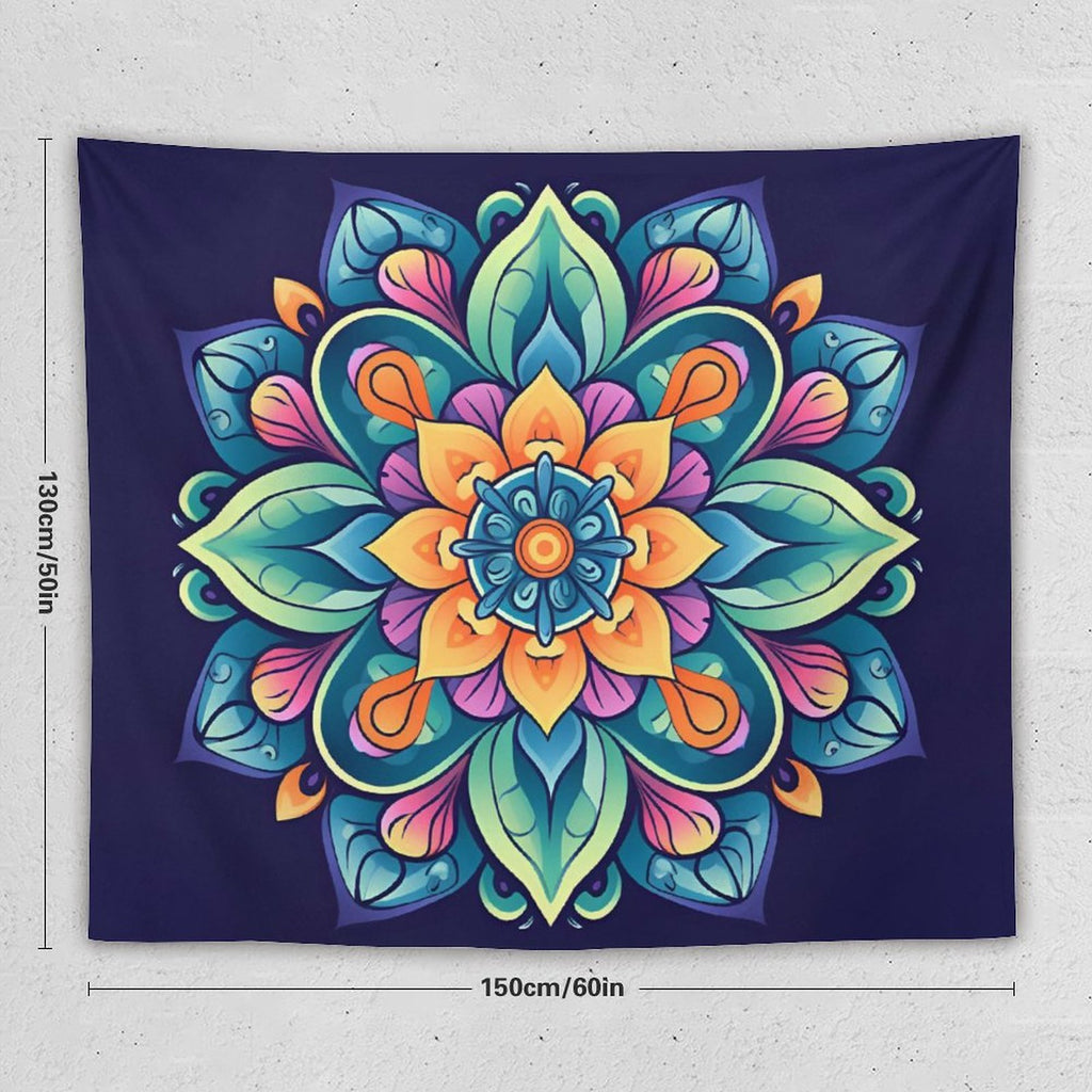 Tapiz de pared de flores