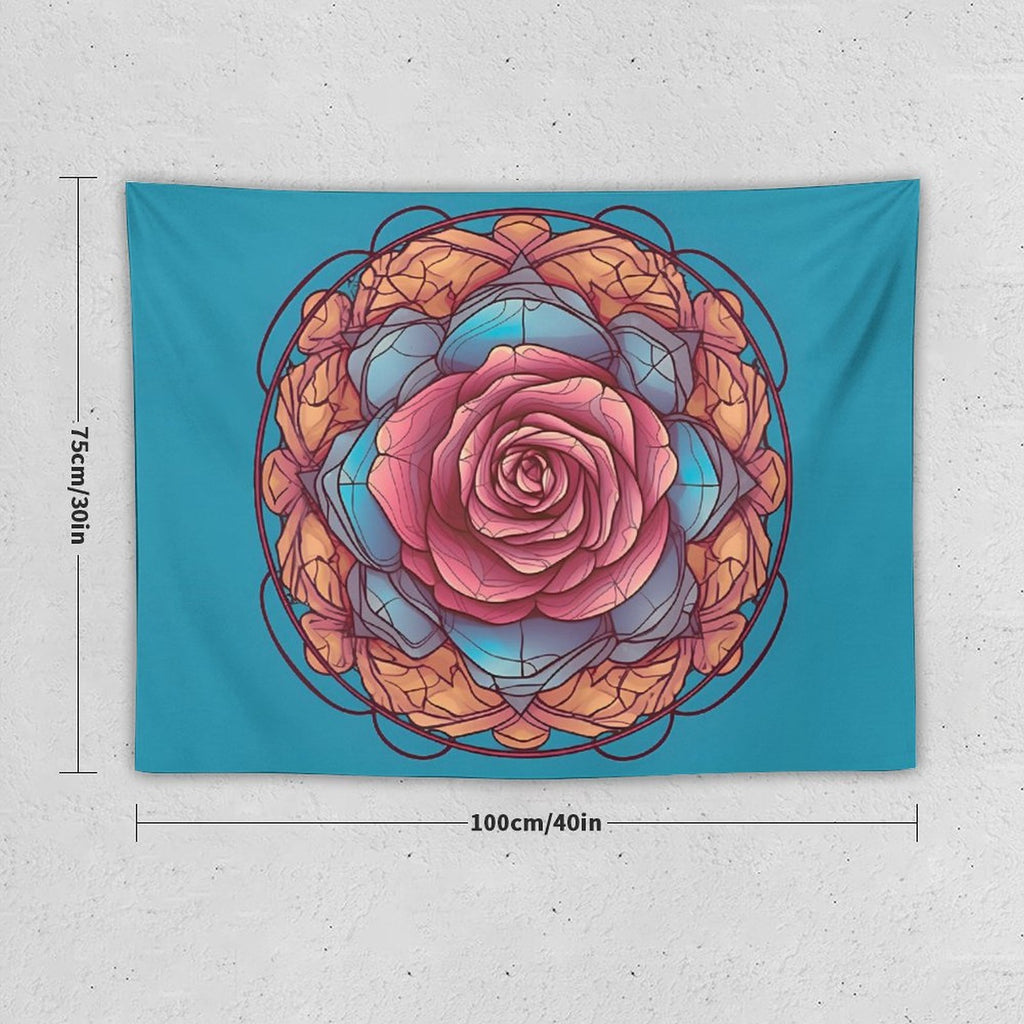 Tapiz de pared de rosas