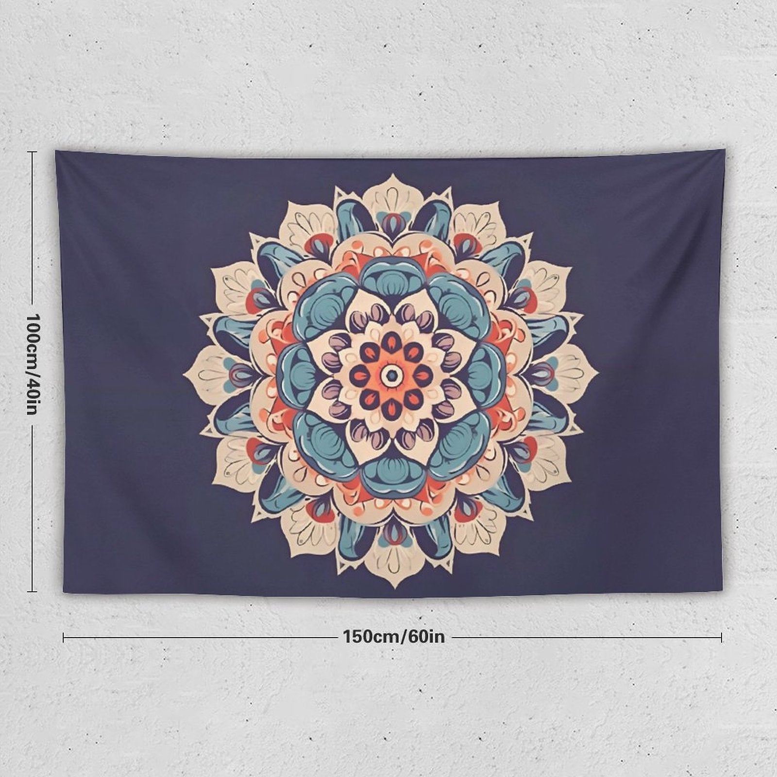 Tapiz de pared de flores
