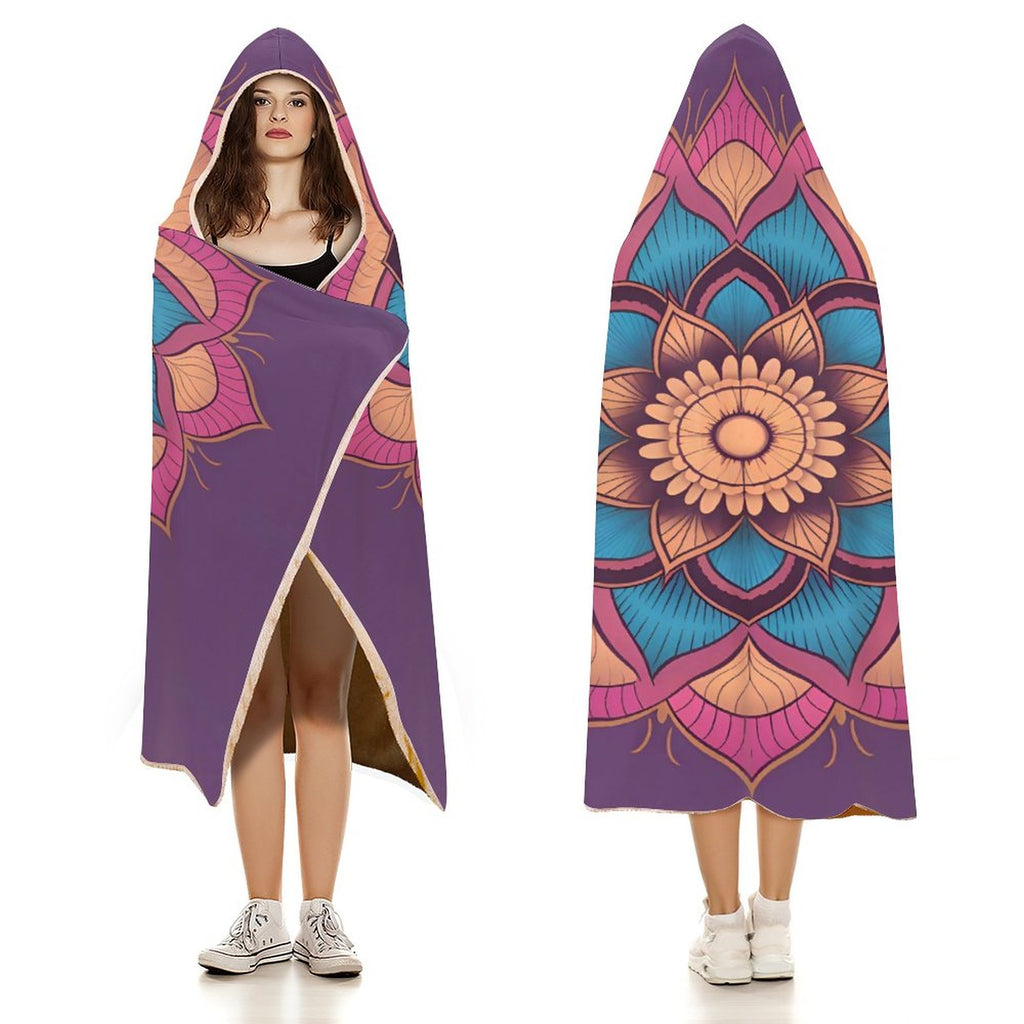 Manta con capucha Lotus