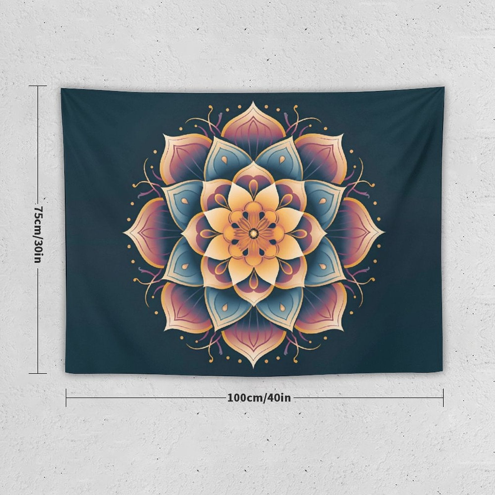 Tapiz de pared de loto