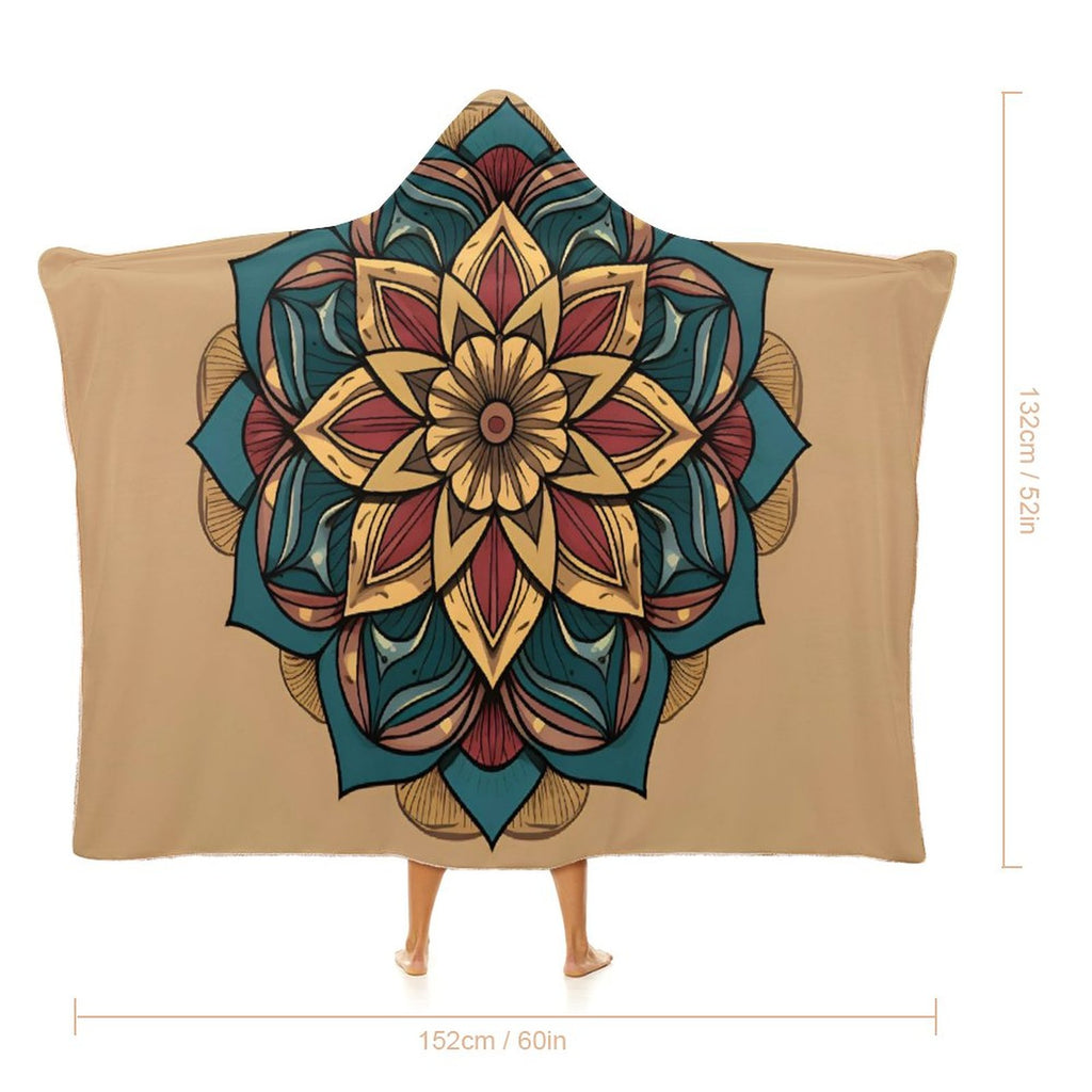 Manta con capucha Lotus