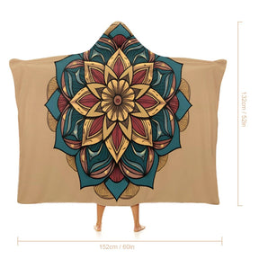 Lotus Hooded Blanket