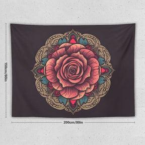 Rose Wall Tapestry