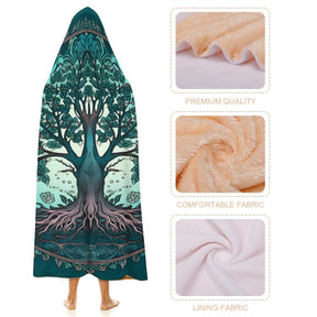 Tree Hooded Blanket