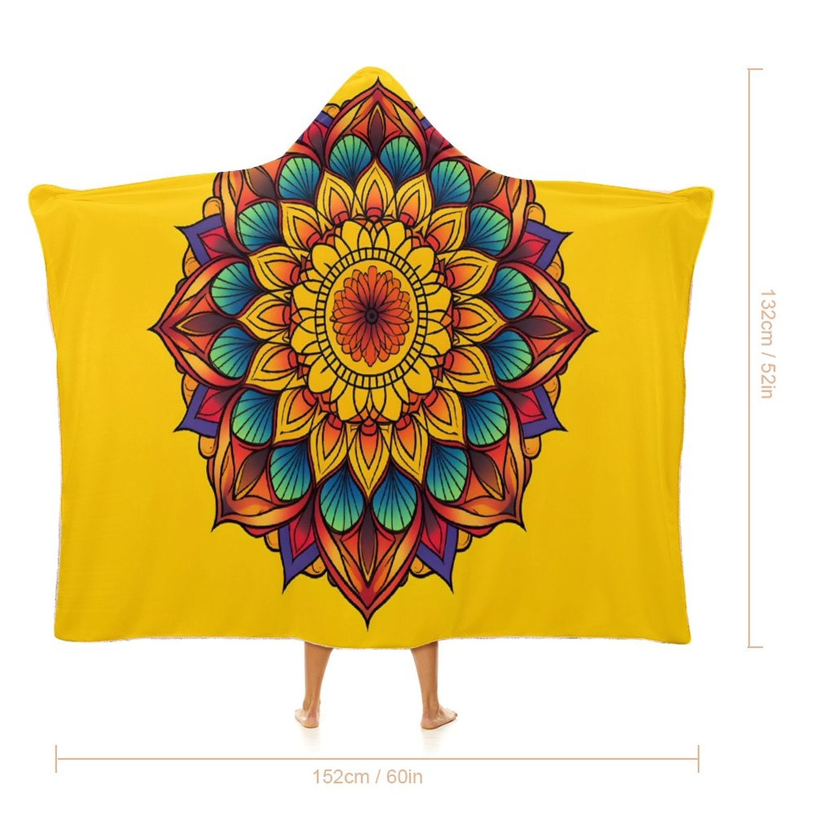 Sunflower Hooded Blanket