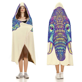 Elephant Hooded Blanket