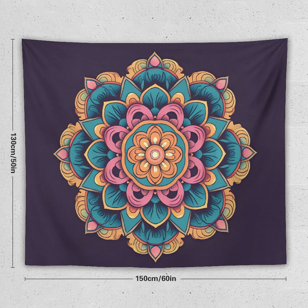 Tapiz de pared de flores